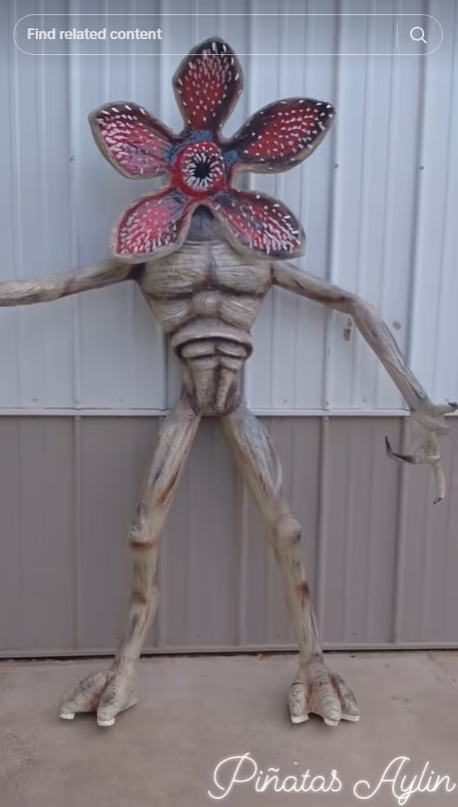 Premium Demogorgon piñata for Oklahoma City OK celebration