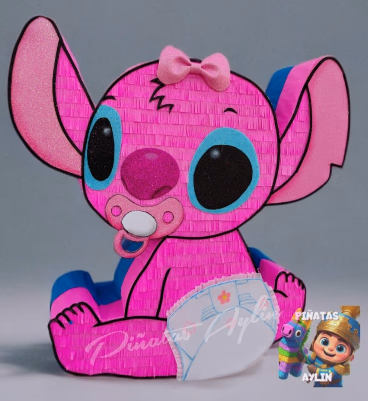 Baby bottle piñata